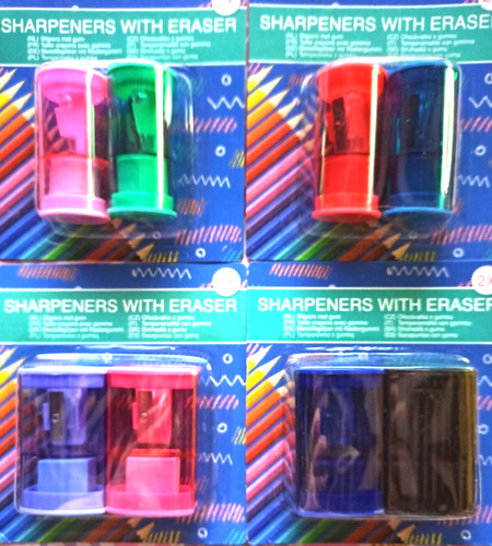 Spitzer radiergummi set - &,