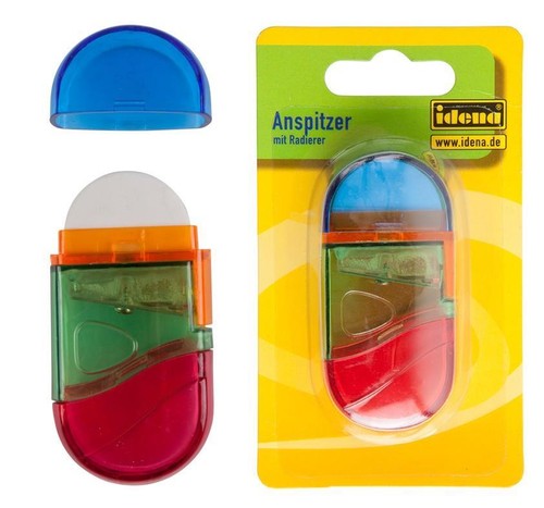 Anspitzer mit radierer - anspitzer,