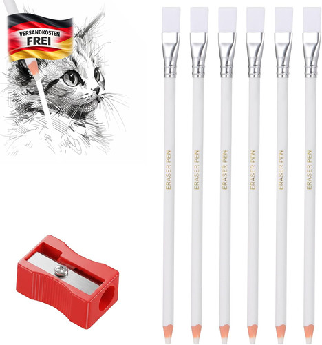 Radierstift set stück - 6,