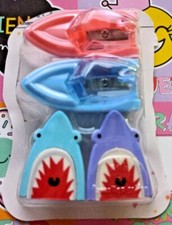 2x Spitzer mit Radiergummi Set